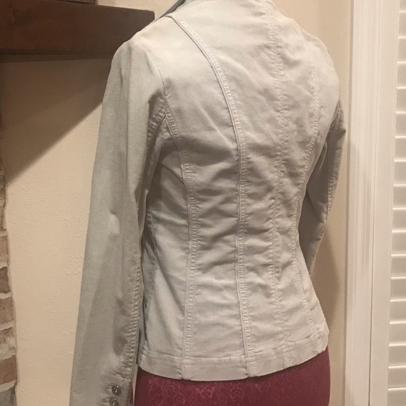 WHBM Light Grey Decorative  Jacket - Picture 2 of 8